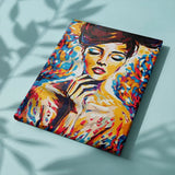 Paint by Numbers Woman with Colours