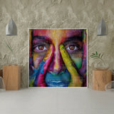 Diamond Painting Woman with Paint Splatters