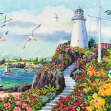Paint by Numbers Lighthouse with Birds