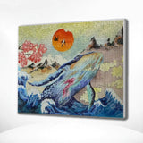 Diamond Painting Whale Sea