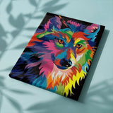 Paint by Numbers Wolf