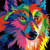 Paint by Numbers Wolf