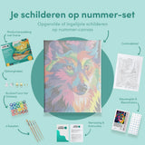 Paint by Numbers Wolf