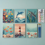 Wonders of the Sea - Paint by Numbers Mini Set of 6