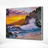 Paint by Numbers Sea with Sunset