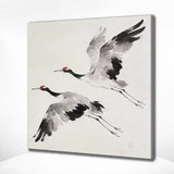 Paint by Numbers Zen Cranes I Warm, Chris Paschke Japan