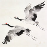 Paint by Numbers Zen Cranes I Warm, Chris Paschke Japan