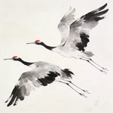 Paint by Numbers Zen Cranes I Warm, Chris Paschke Japan