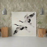 Paint by Numbers Zen Cranes I Warm, Chris Paschke Japan