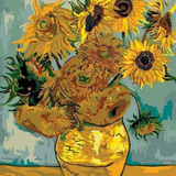 Paint by Numbers Sunflowers Van Gogh