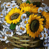Paint by Numbers Sunflowers and Chamomile
