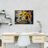 Paint by Numbers Sunflowers and Chamomile