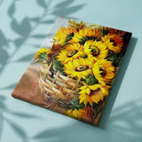 Paint by Numbers Sunflowers in Basket