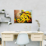 Paint by Numbers Sunflowers in Basket