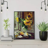 Paint by Numbers Sunflowers with Apple