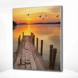Diamond Painting Sunset Stream