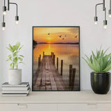 Diamond Painting Sunset Stream