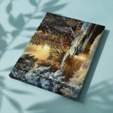Paint by Numbers Sunset Forest