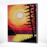 Diamond Painting Sunset