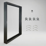 Wooden Frame 4cm Thick White/Black/Brown