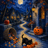 Schilderen op nummer Buit uit de spooknacht – Halloween