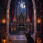 Schilderen op nummer De kamer met de stenen troon – Halloween