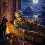 Schilderen op nummer De mummie ontwaakt – Halloween
