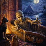 Schilderen op nummer De mummie ontwaakt – Halloween