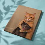 Canvasmockup van De Onvrijwillige Knuffel