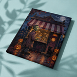 Afgewerkt canvas De zombie voor de snackbar op stof