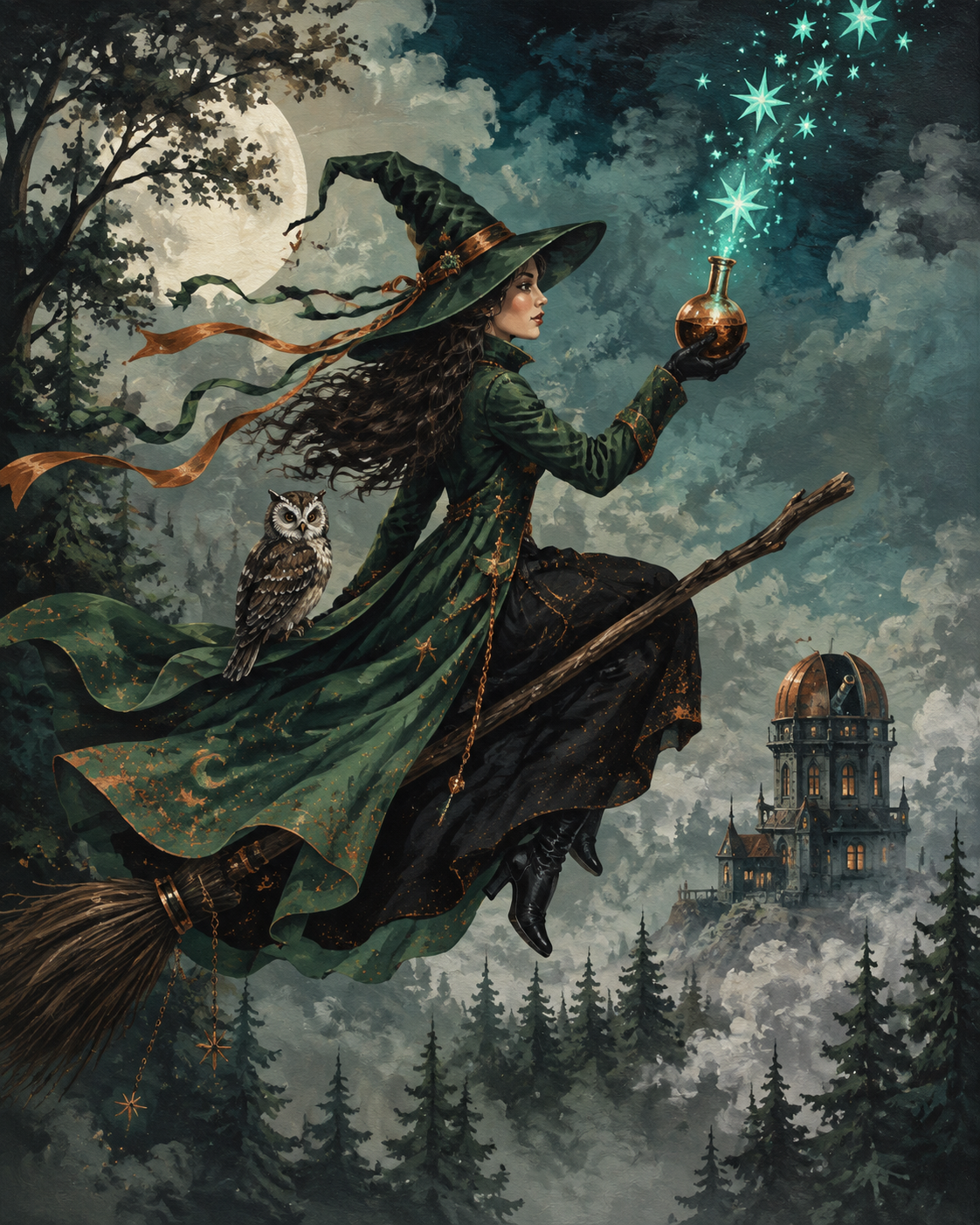 Schilderen op nummer Heks, alsjeblieft – Halloween