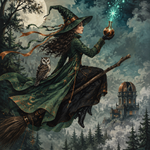 Schilderen op nummer Heks, alsjeblieft – Halloween