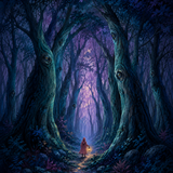 Schilderen op nummer Het bos kijkt terug – Halloween