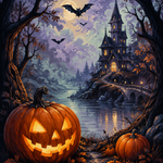 Schilderen op nummer Jacks duistere gloed – Halloween