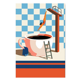 Vrijstaand ontwerp Koffieduik zonder achtergrond