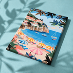 Kustvakantie als afgewerkt canvas