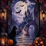 Schilderen op nummer Maanfeest van de schaduwen – Halloween