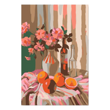 Vrijstaand ontwerp Oranje Bloemen zonder achtergrond