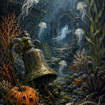 Schilderen op nummer Spoken onder de zee – Halloween